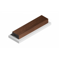 Декоративная рейка из дюрополимера ламинированная HIWOOD LB40 BR396