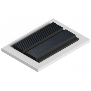 Стеновая панель из дюрополимера HIWOOD LV123 BK114K - 3D Панель