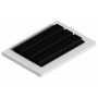 Стеновая панель из дюрополимера HIWOOD LV124 BK - 3D Панель