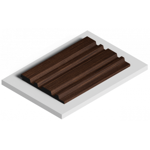 Стеновая панель из дюрополимера HIWOOD LV122 BR396 - 3D Панель
