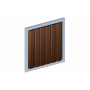 Стеновая панель из дюрополимера HIWOOD LV123 BR396 - 3D Панель