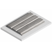Стеновая панель из дюрополимера HIWOOD LV124 GR24 - 3D Панель