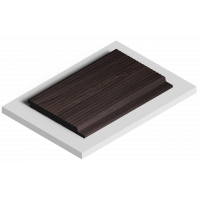Стеновая панель из дюрополимера HIWOOD LV127L BR395 - 3D Панель