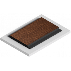 Стеновая панель из дюрополимера HIWOOD LV127 BR396K - 3D Панель