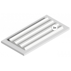 Стеновая панель из дюрополимера HIWOOD LV138 LONG NP - 3D Панель