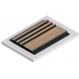 Стеновая панель из дюрополимера HIWOOD LV128 BR417K - 3D Панель