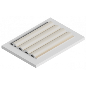 Стеновая панель из дюрополимера HIWOOD LV140 IV123 - 3D Панель