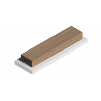 Декоративная рейка из дюрополимера ламинированная HIWOOD LB40 BR417