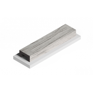 Декоративная рейка из дюрополимера ламинированная HIWOOD LB40 GR24