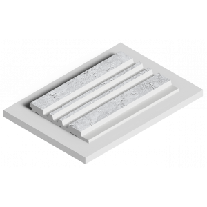 Стеновая панель из дюрополимера HIWOOD LV121 W50 - 3D Панель