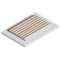 Стеновая панель из дюрополимера HIWOOD LV129 BR417N - 3D Панель