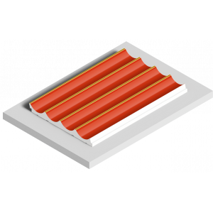 Стеновая панель из дюрополимера HIWOOD LV139 OR3G - 3D Панель