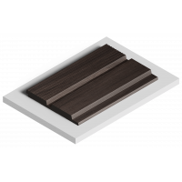 Стеновая панель из дюрополимера HIWOOD LV123 BR395 - 3D Панель
