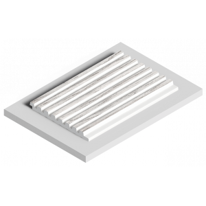 Стеновая панель из дюрополимера HIWOOD LV129 GR24N - 3D Панель
