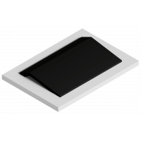 Стеновая панель из дюрополимера HIWOOD LV141 BK - 3D Панель