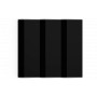 Стеновая панель из дюрополимера HIWOOD LV141 BK - 3D Панель