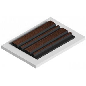 Стеновая панель из дюрополимера HIWOOD LV122 BR396K - 3D Панель