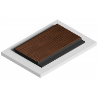 Стеновая панель из дюрополимера HIWOOD LV127L BR396 - 3D Панель