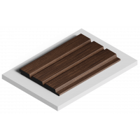 Стеновая панель из дюрополимера HIWOOD LV124 BR396 - 3D Панель