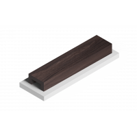 Декоративная рейка из дюрополимера ламинированная HIWOOD LB40 BR395