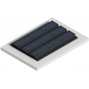 Стеновая панель из дюрополимера HIWOOD LV124LE1 BU28K - 3D Панель