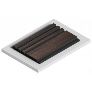 Стеновая панель из дюрополимера HIWOOD LV128 BR395K - 3D Панель