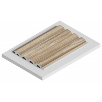 Стеновая панель из дюрополимера HIWOOD LV140 BR496 - 3D Панель