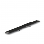 Микроплинтус LACONISTIQ micro 19 ARM RAL9005 Чёрный МУАР (19х5,5х2450мм) 7 зажимов в комплекте