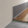 Плинтус алюминиевый LACONISTIQ Adhesive 80мм БЕЗ ПОКРЫТИЯ (80*10*2500мм)