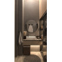 Теневой плинтус LACONISTIQ REGULAR 45 Чёрный МУАР RAL9005 (15х45х3000мм) зазор 19мм.