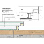 Теневая рейка LACONISTIQ Multilevel DUAL (разноуровневая) Чёрный МУАР (46,7*31*3000мм.) под подсветку