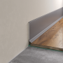 Плинтус алюминиевый LACONISTIQ Adhesive 60мм БЕЗ ПОКРЫТИЯ (60*10*2500мм)