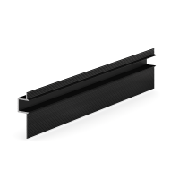 Теневая рейка LACONISTIQ CLASSIC Чёрная МУАР RAL9005 (8,8х10,7х3000мм) вставка FLEX в комплекте