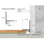 Микроплинтус LACONISTIQ Micro-L угловой Чёрный МУАР RAL9005 (25,8х16,2х5х2450мм) 7 зажимов в комплекте