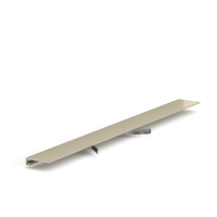 Микроплинтус LACONISTIQ micro 19 ARM Светлый Шампань анодированный (19х5,5х2450мм) 7 зажимов в комплекте