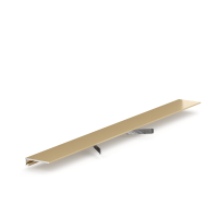 Микроплинтус LACONISTIQ micro 19 ARM Gold Edition анодированное (19х5,5х2450мм) 7 зажимов в комплекте