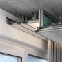 Теневая рейка LACONISTIQ Multilevel DUAL (разноуровневая) Св. золото анодированная (46,7*31*3000мм.) под подсветку