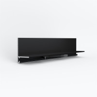 Микроплинтус LACONISTIQ Micro-L угловой Чёрный МУАР RAL9005 (25,8х16,2х5х2700мм) 7 зажимов в комплекте