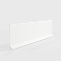 Плинтус алюминиевый LACONISTIQ Adhesive 60мм Белый матовый RAL9016. (60*10*2500мм)