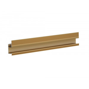Теневая рейка LACONISTIQ Light Св. золото анодированное (45,7*15,45*3000мм.) под подсветку, вставка FLEX в комплекте
