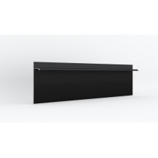 Скрытый плинтус LACONISTIQ REGULAR, под подсветку, черный МУАР RAL9005 (80х13х3000мм)