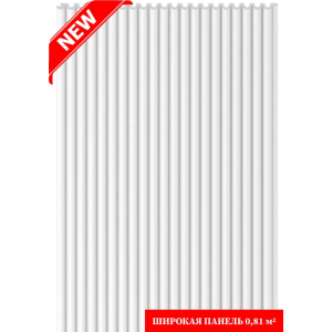 Стеновая панель из полистирола LINERIO XS LINE OVAL WHITE белый
